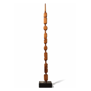 Sculptural Wooden Décor Piece