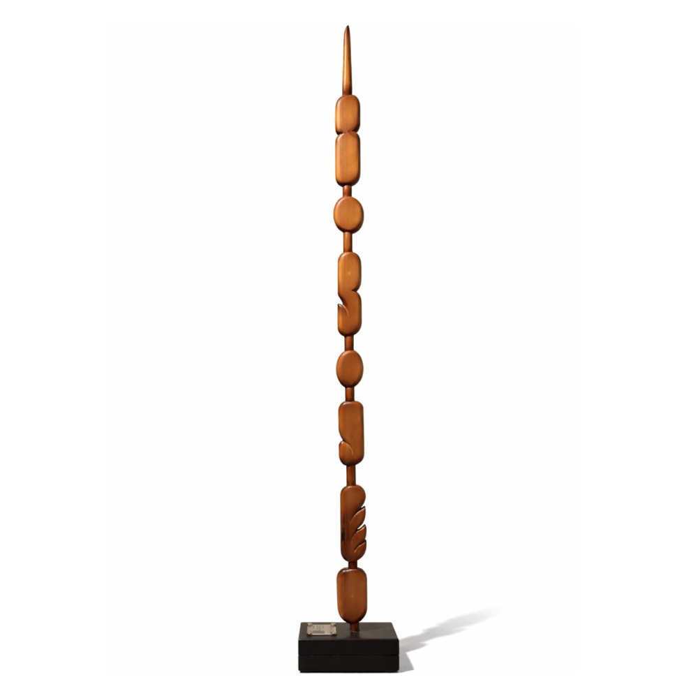 Sculptural Wooden Décor Piece