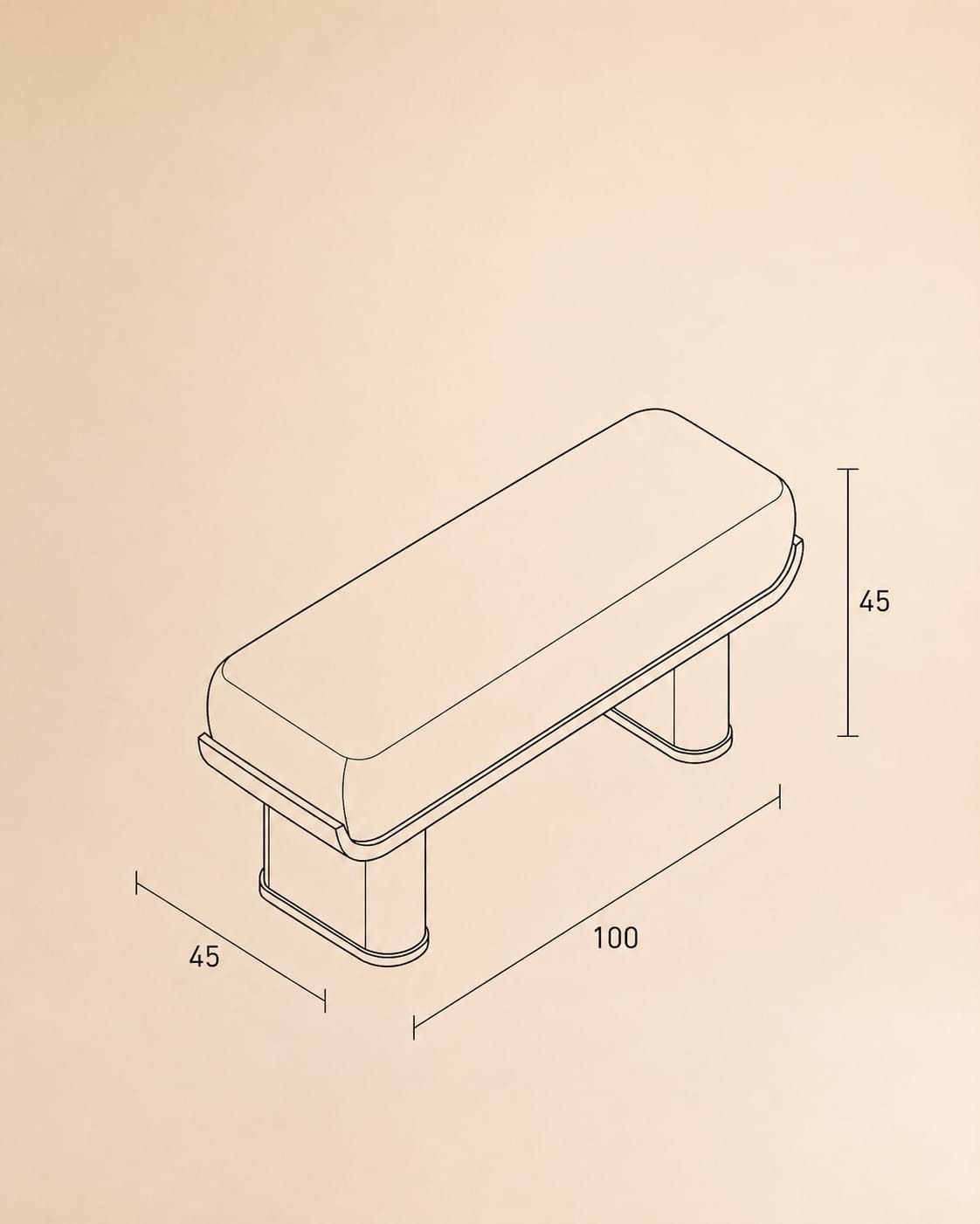 Console Bench — view 3