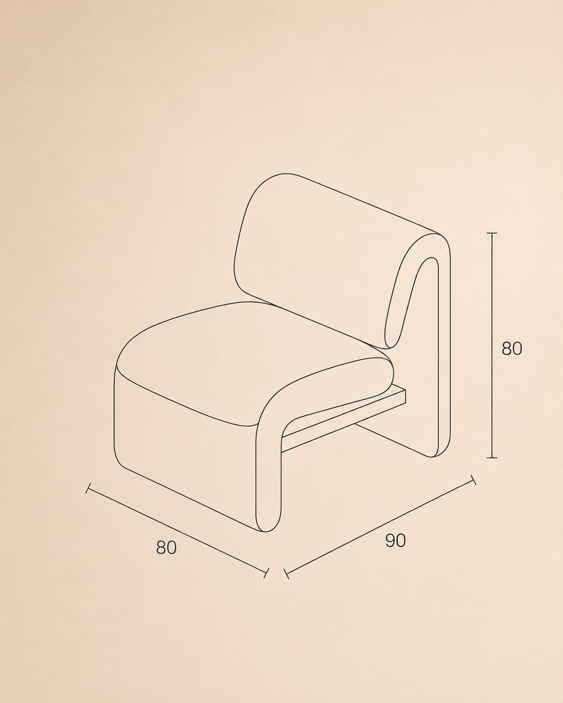 Curve Lounge Chair — view 4