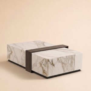 Marble Block Table