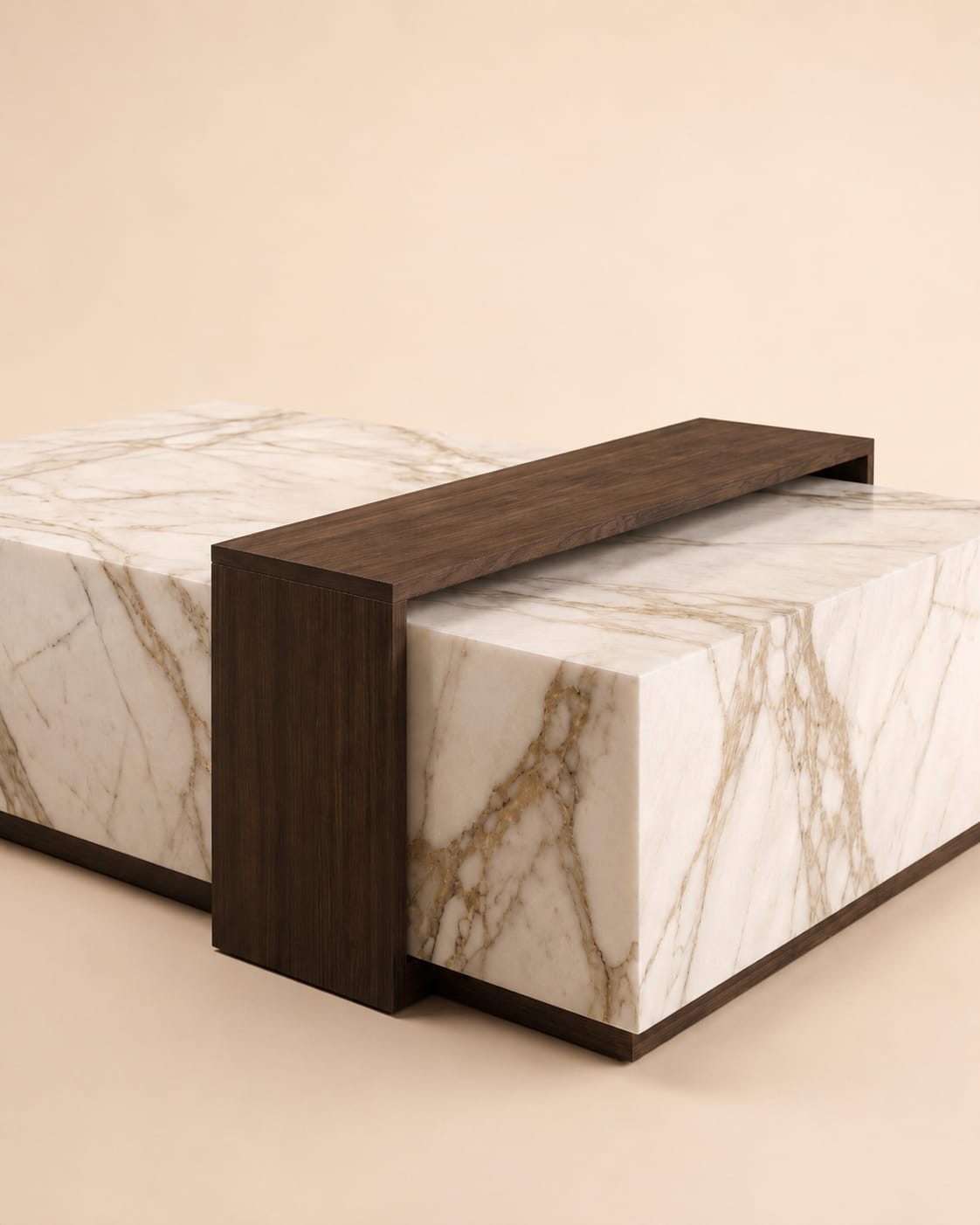 Marble Block Table — view 2