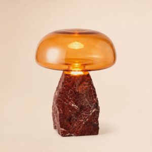 Mushroom Glass Lamp