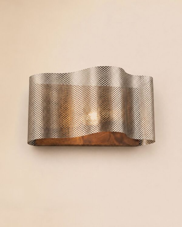Pleat Wall Lamp, full view